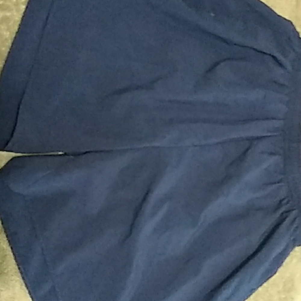 Navy exercise shorts